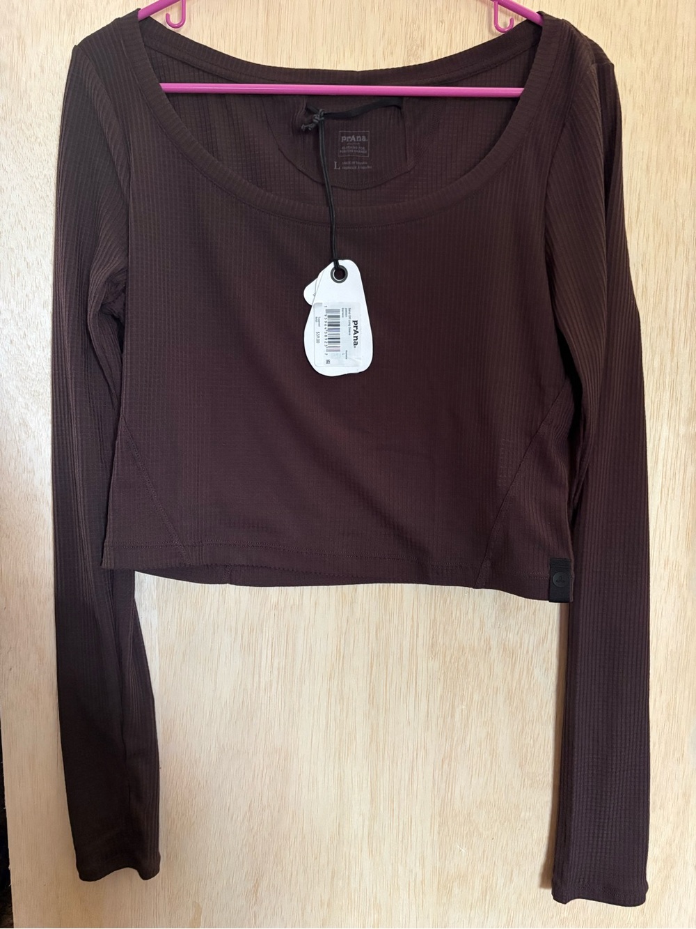 Women’s Large PrAna Crop Long Sleeve